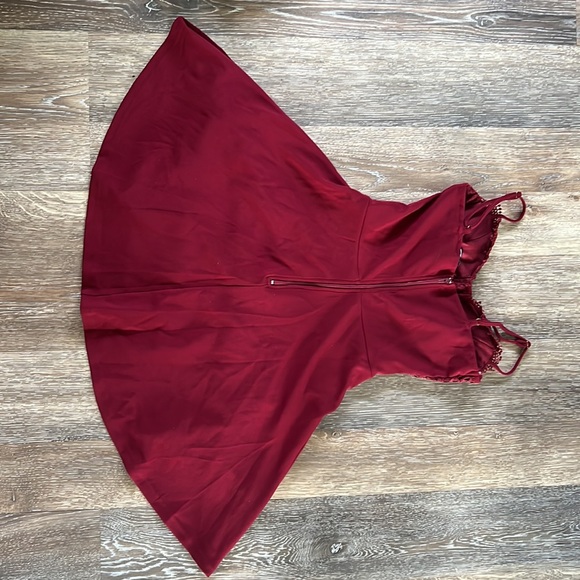 Windsor Dresses Red Wine Mini Dress Poshmark